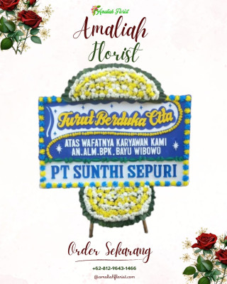 Papan Bunga Duka di Nusaherang