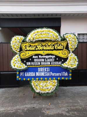 Papan Bunga Duka di Nusaherang