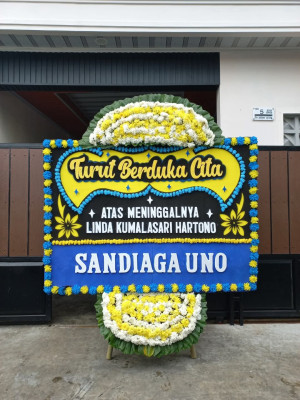 Papan Bunga Duka di Nusaherang